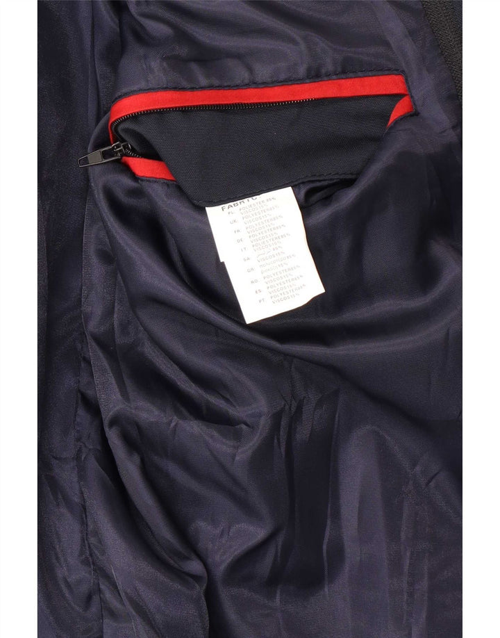 David Hamilton Mens Kampione Pardessus IT 46 Petit Bleu Marine Polyester
