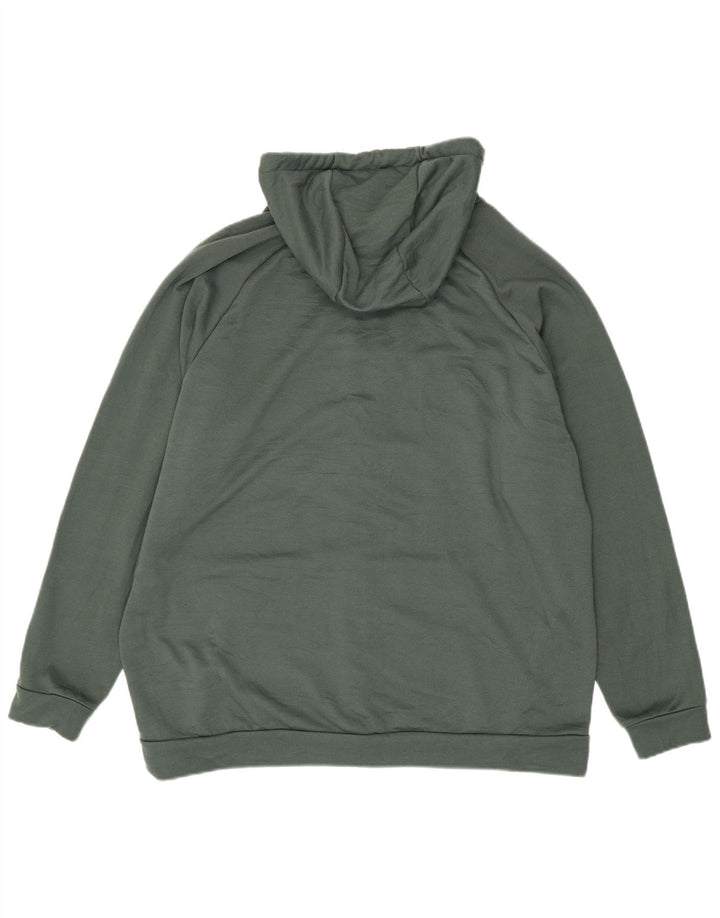 NIKE Pull à capuche zippé Dri Fit pour homme XL Vert Polyester