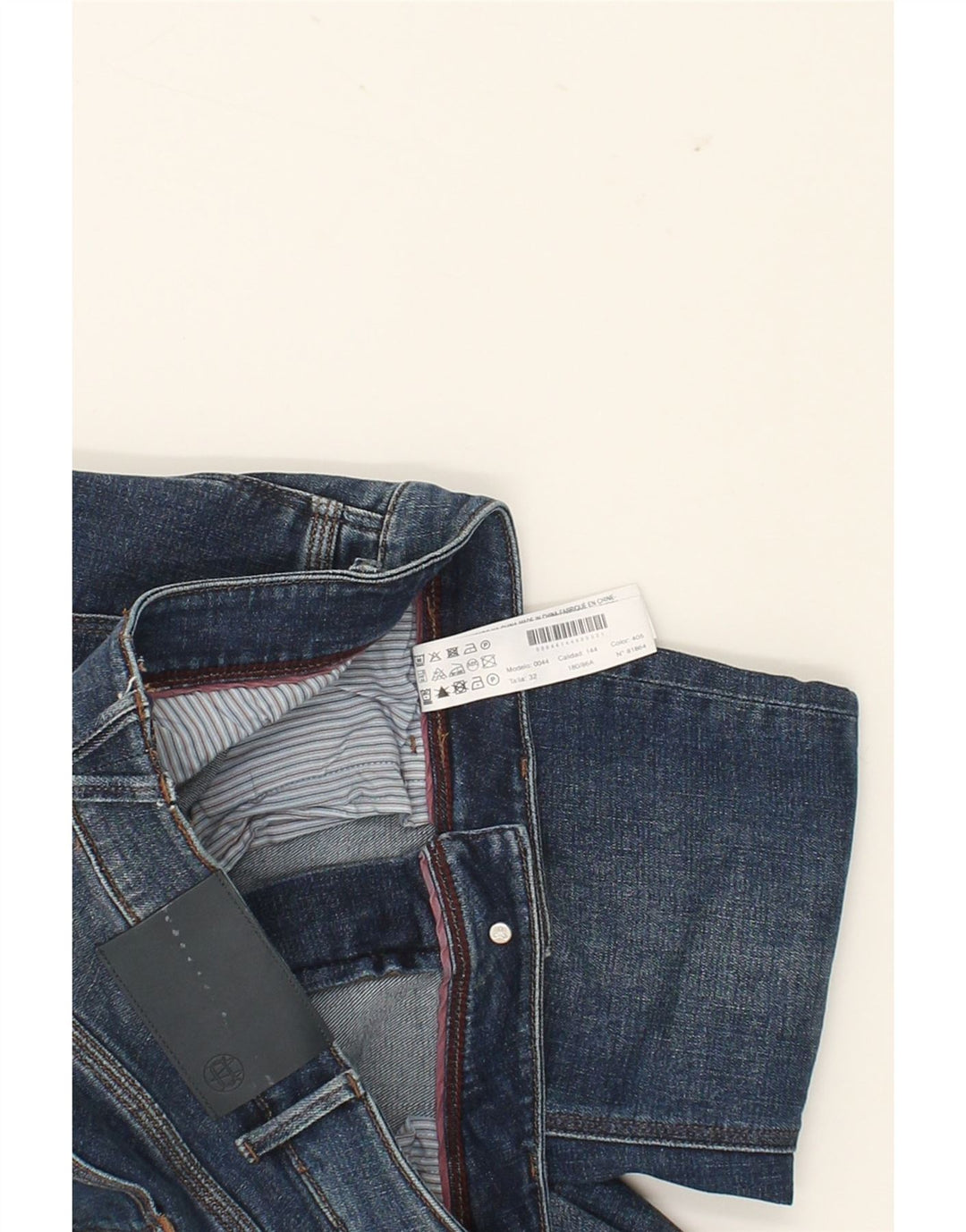 MASSIMO DUTTI Womens Slim Jeans W32 L30 Navy Blue Cotton Vintage Massimo Dutti and Second-Hand Massimo Dutti from Messina Hembry 