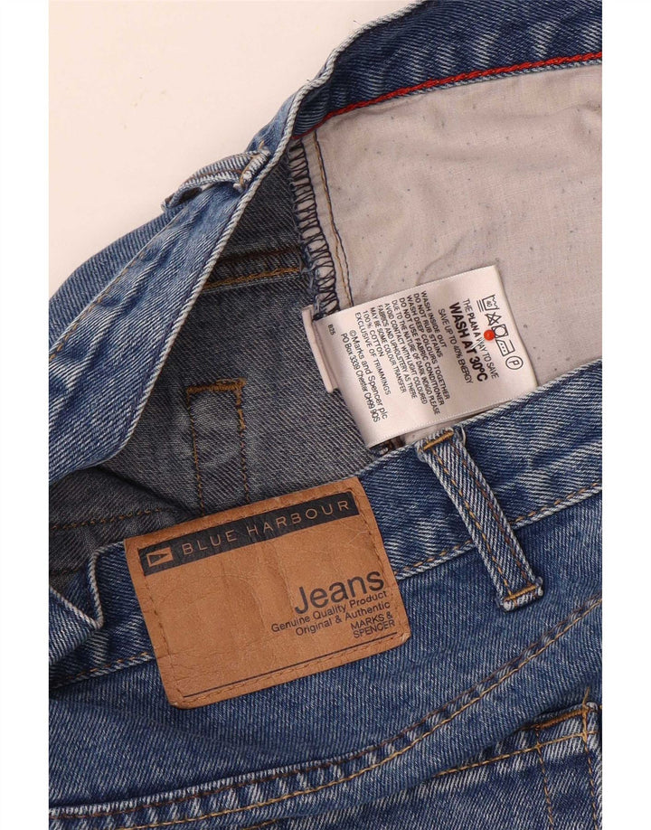 Marks & Spencer Jean droit bleu Harbor pour homme W34 L33 coton