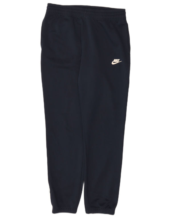 Nike Pantalon de survêtement pour homme Pantalon de jogging Large Bleu marine Colorblock Polyester