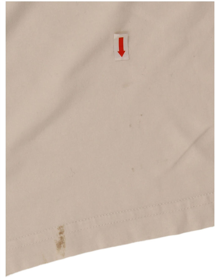 Asics T-Shirt Montego Bay Graphic Homme Blanc Cassé Coton Rayé Moyen