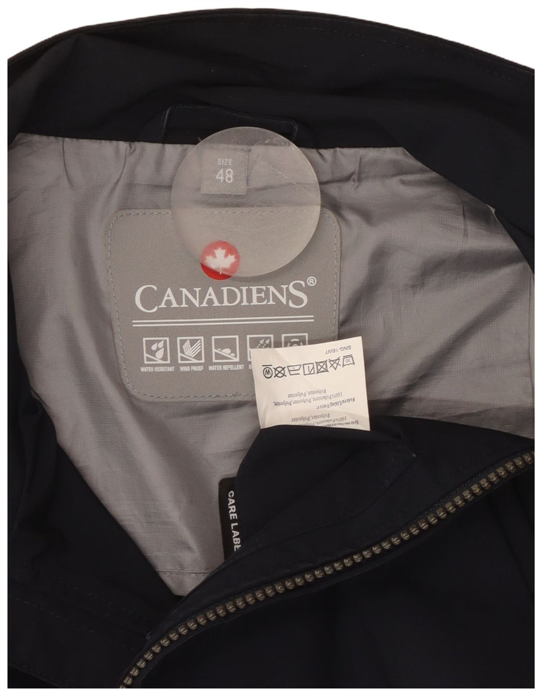 Blouson Bomber Homme Canadiens IT 48 Bleu Marine Moyen Polyester