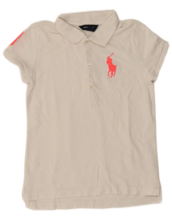 Ralph Lauren Polo Graphique Fille 12-13 Ans Grand Blanc