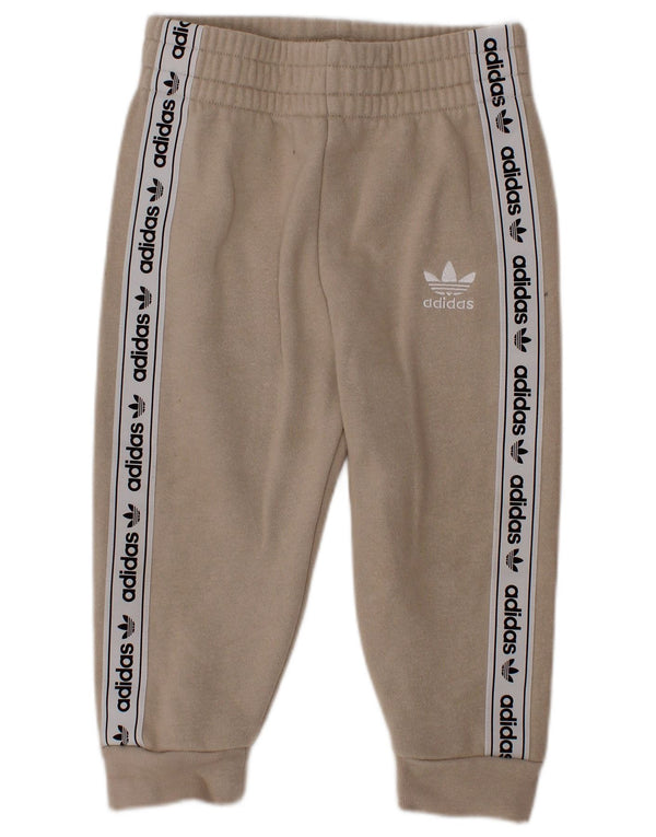 ADIDAS Pantalon de survêtement graphique pour bébé garçon 12-18 mois Beige