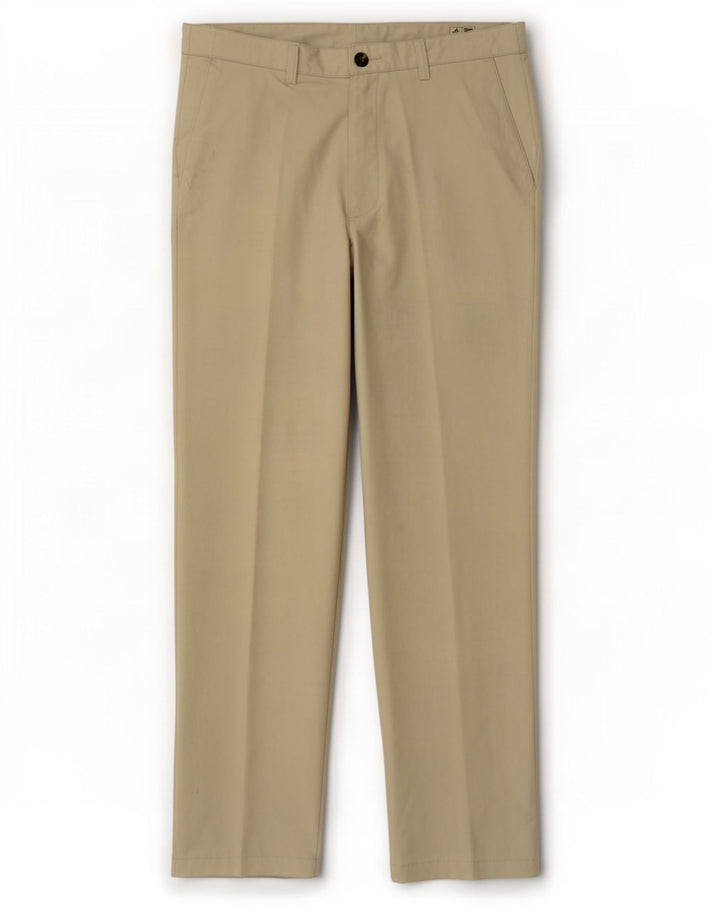 Adidas Pantalon Chino Droit Climacool Homme W36 L32 Beige Polyester