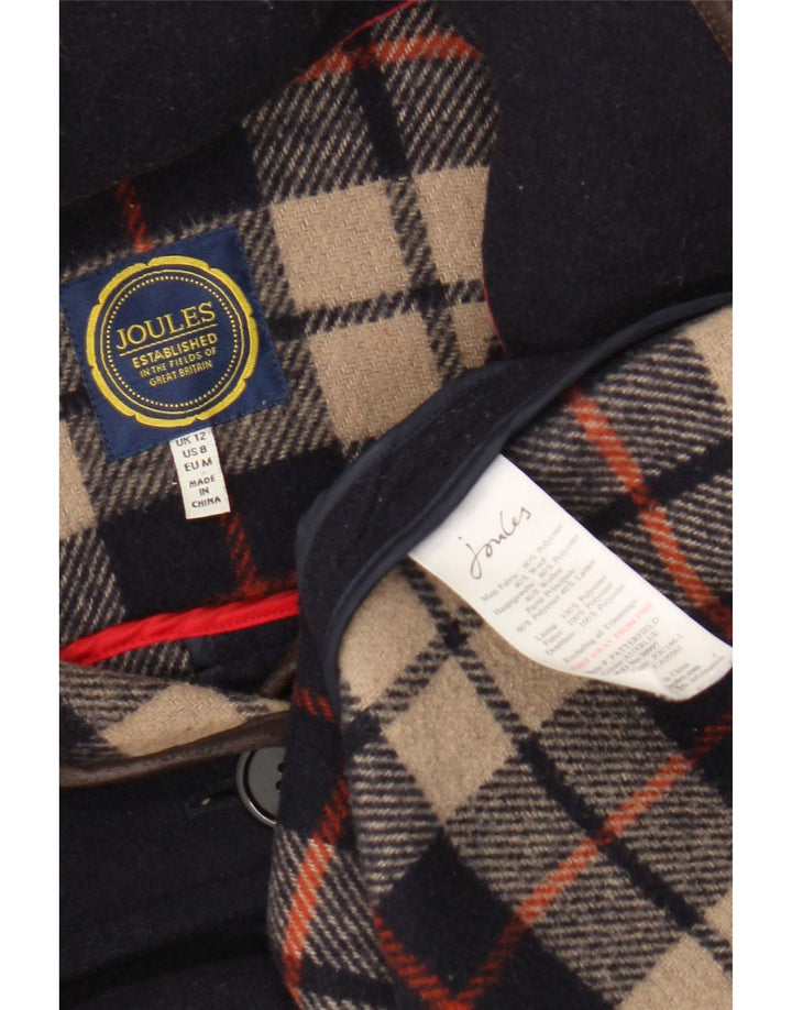 Joules Manteau à capuche pour femme UK 12 Medium Bleu marine Polyester