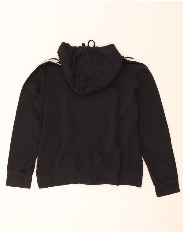 Adidas Pull à capuche pour femme UK 16/18 Large Noir Coton