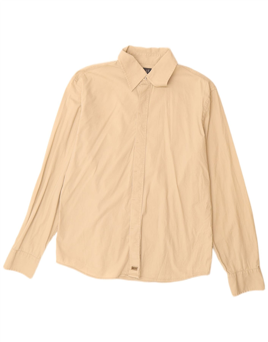 Chemise Homme Gas XL Coton Beige