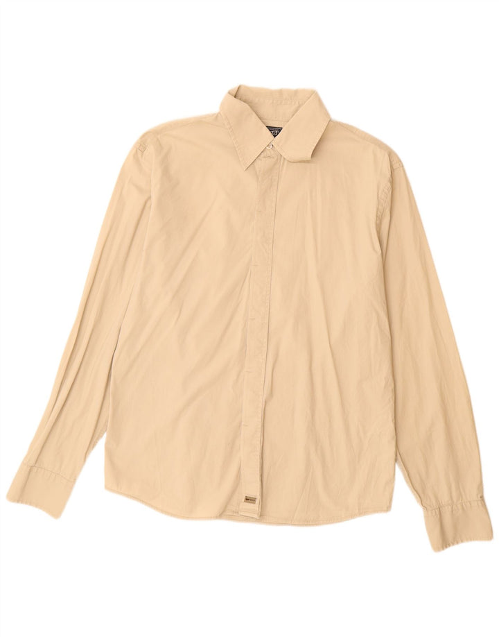 Chemise Homme Gas XL Coton Beige