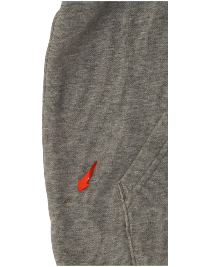 PUMA Sweat à capuche graphique pour garçon 13-14 ans Gris Coton