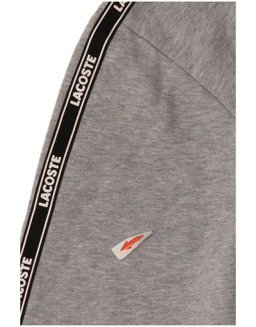 Lacoste Pull à capuche graphique pour homme Taille 4 Gris moyen Colourblock