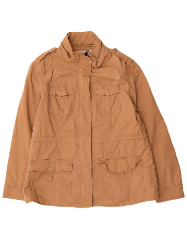 Marks & Spencer Veste utilitaire à capuche indigo pour femme UK 14 Large Beige