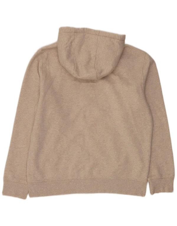 Crew Clothing Pull à capuche zippé pour homme 2XL en coton beige