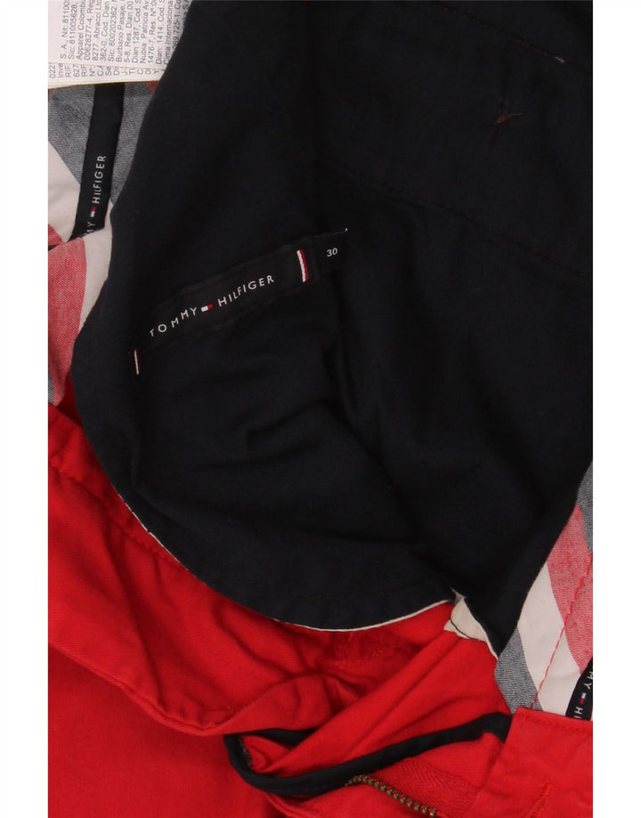 Tommy Hilfiger Short Chino Homme W30 Coton Rouge Moyen