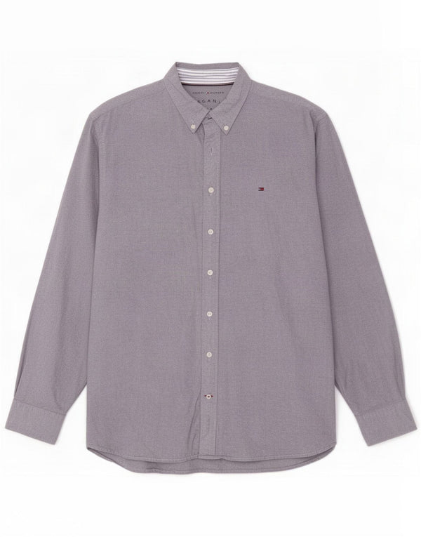 Tommy Hilfiger Chemise Homme 2XL Bleu Coton