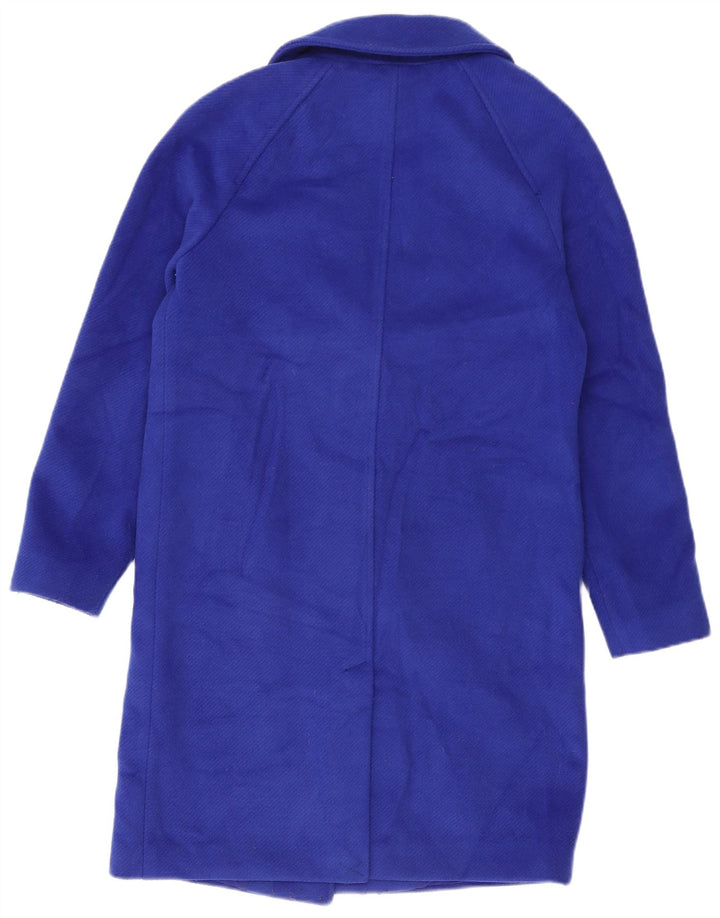 Marks & Spencer Manteau surdimensionné pour femme UK 8 Small Bleu Polyester