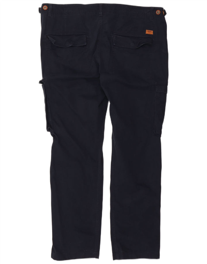 TIMBERLAND Pantalon Cargo Droit Homme W42 L31 Bleu Marine