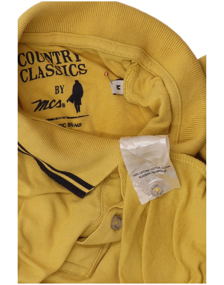 MARLBORO CLASSICS Polo Country Classic Homme Jaune Moyen Coton