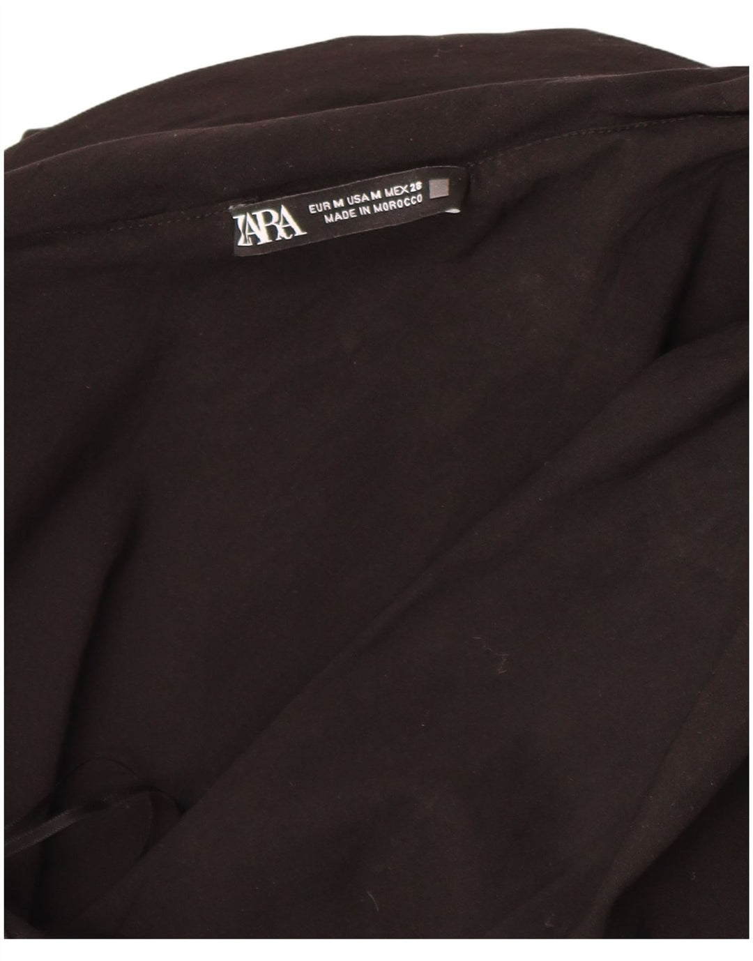 Zara Haut court à une épaule pour femme UK 12 Noir moyen