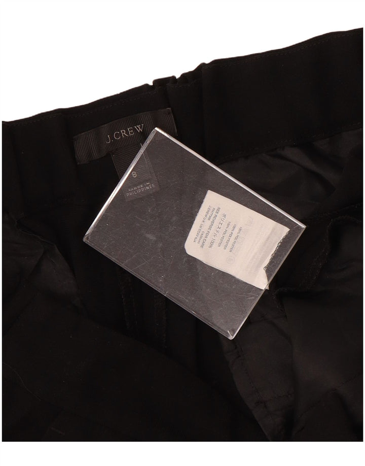 J. CREW Pantalon chino fuselé pour femme US 8 Medium W32 L26 Noir Polyester