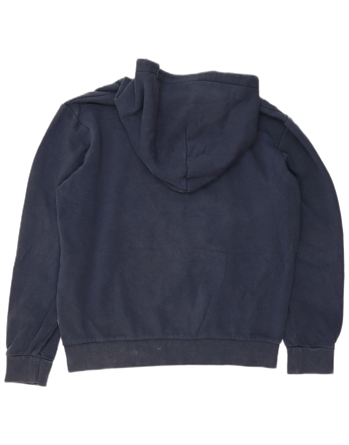 JACK & JONES Pull à Capuche Graphique Homme Bleu Marine Moyen Coton