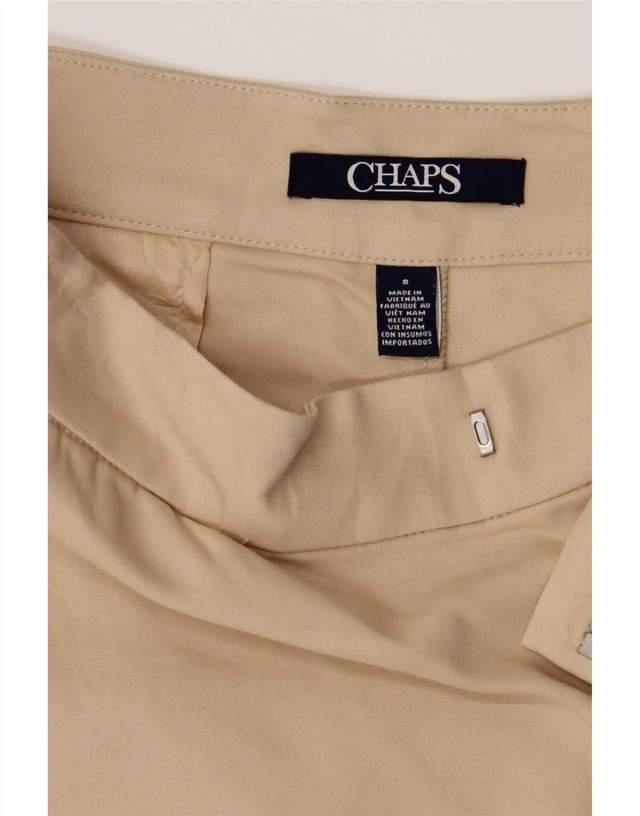 Chaps Short Chino Femme US 8 Medium W32 Coton Beige
