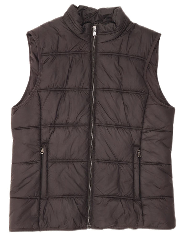 Crew Clothing Gilet rembourré pour femme UK 14 Large Noir Nylon