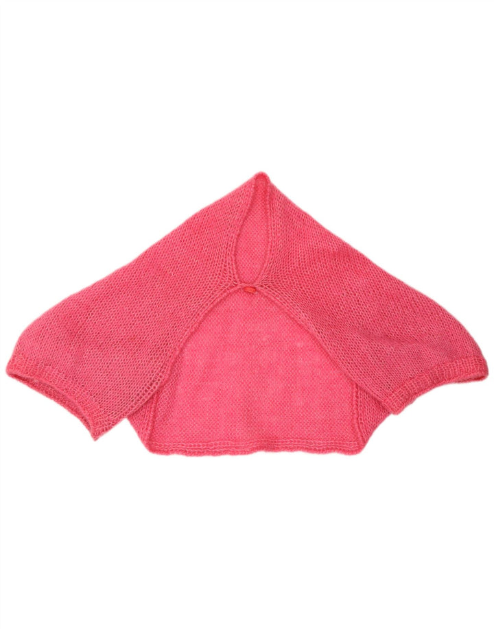 vintage Femmes Boléro Jumper Taille Unique Rose