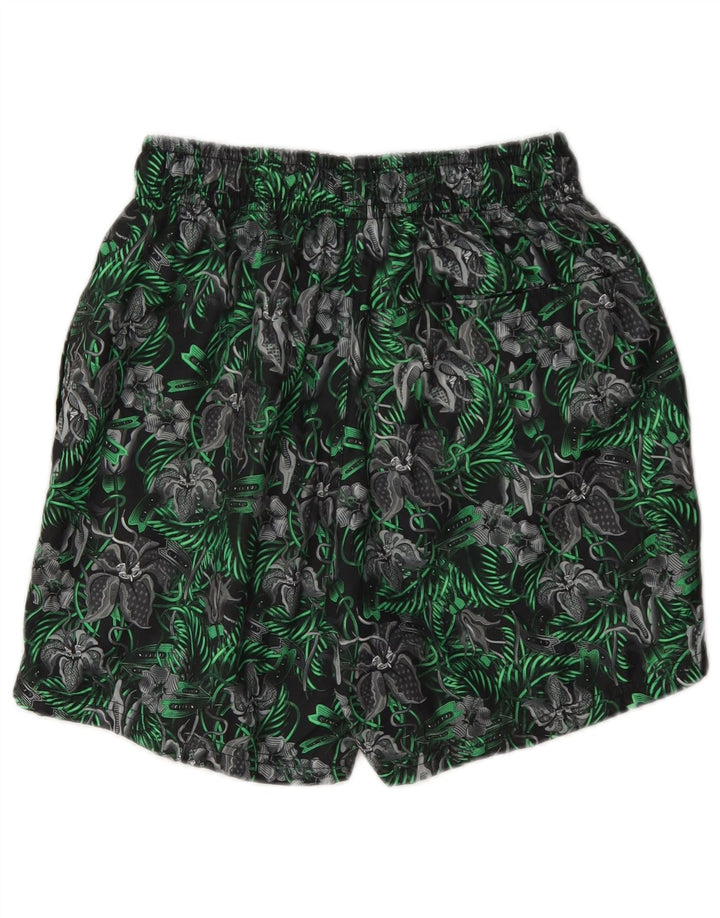 Nike Short de bain pour homme Petit polyester vert floral