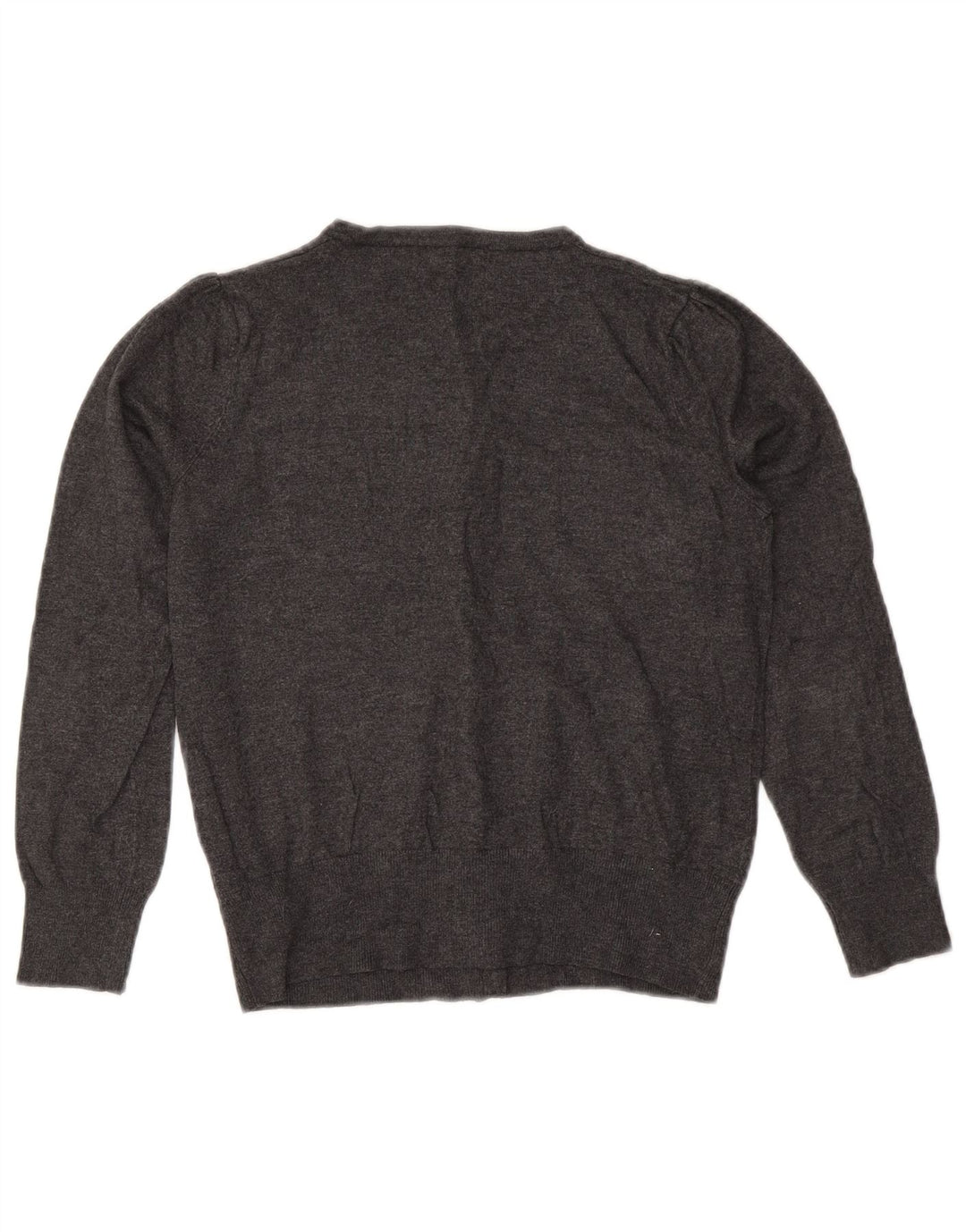 Marks & Spencer Cardigan court pour femme UK 44 Viscose gris moyen