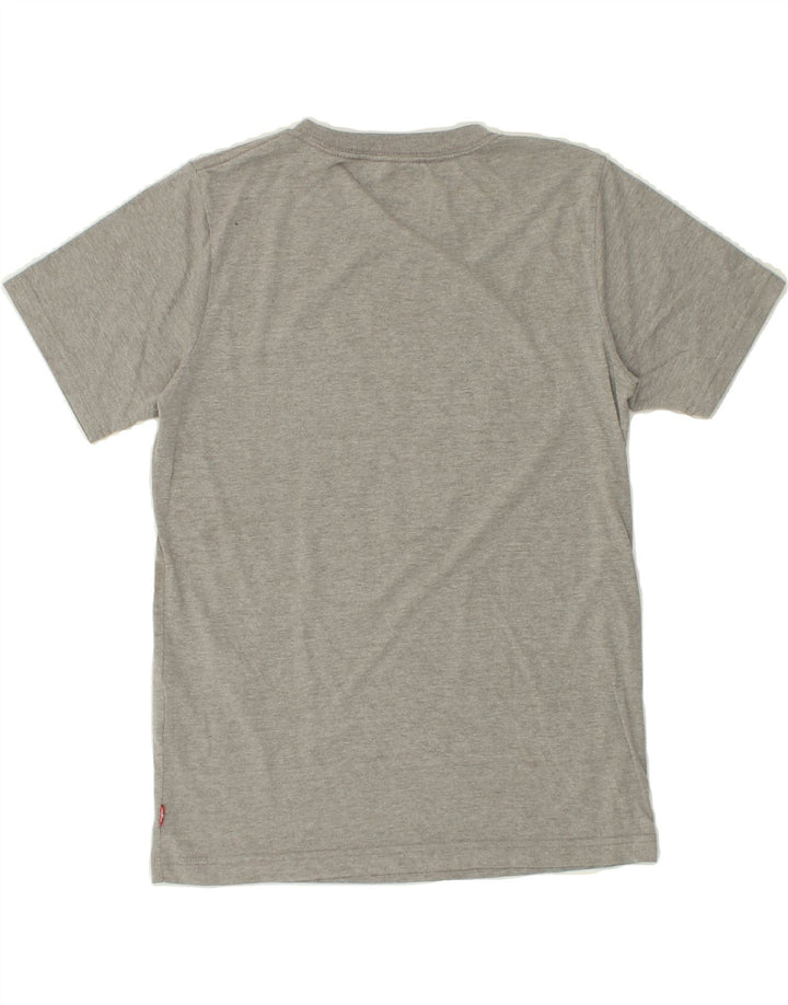 LEVI'S Boys Graphic T-Shirt Top 15-16 Years Grey Cotton Vintage Levi's and Second-Hand Levi's from Messina Hembry 