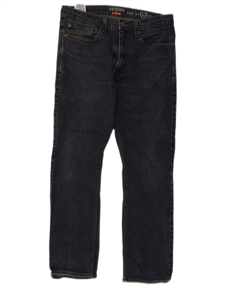 Levi's Jean Slim Droit Denizen W34 L30 Homme Bleu Marine Coton