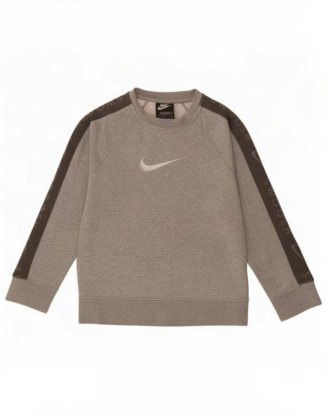 Nike Garçons Graphic Sweatshirt Jumper 8-9 ans Petit Gris Coton