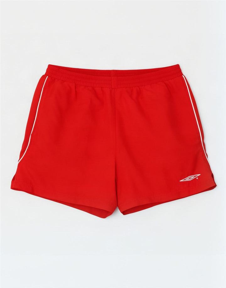 Umbro Short de Sport Homme XL Rouge Polyester