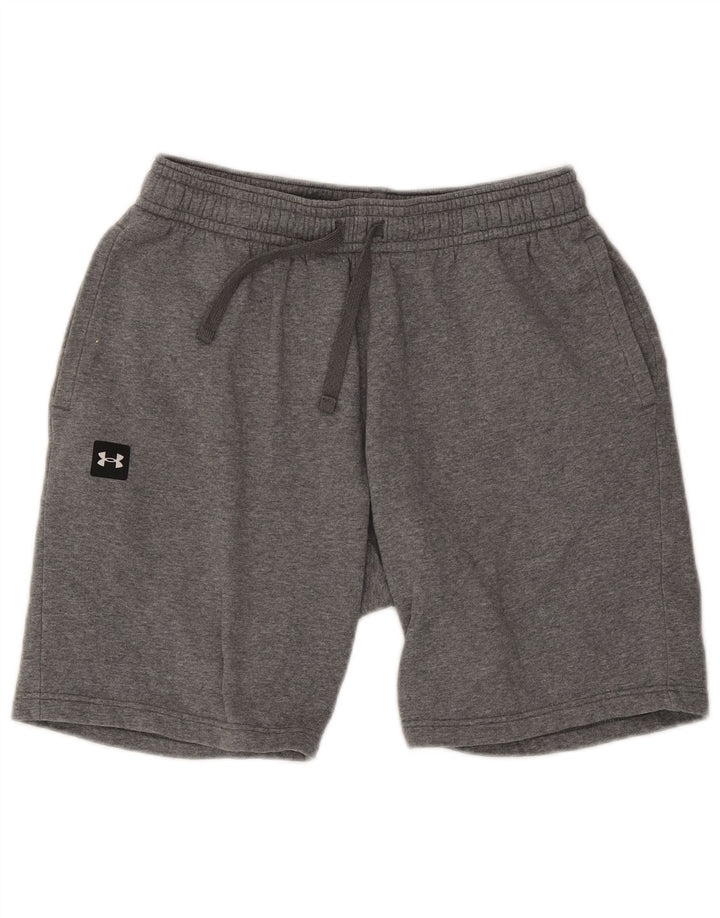 Under Armour Short de Sport Homme Grand Gris Coton