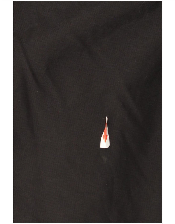 Superdry Veste coupe-vent à capuche graphique pour femme UK 14 Medium Black Nylon