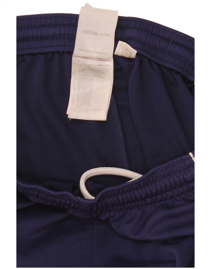 Adidas Short de sport pour homme en polyester color block bleu marine moyen