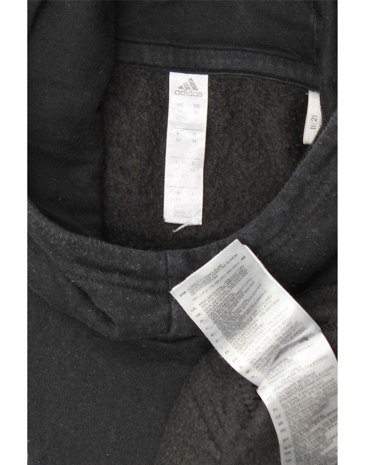 Adidas Pull à capuche pour homme en coton noir moyen