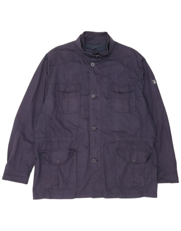 Navigare Veste utilitaire pour homme UK 50 5XL Bleu marine Coton