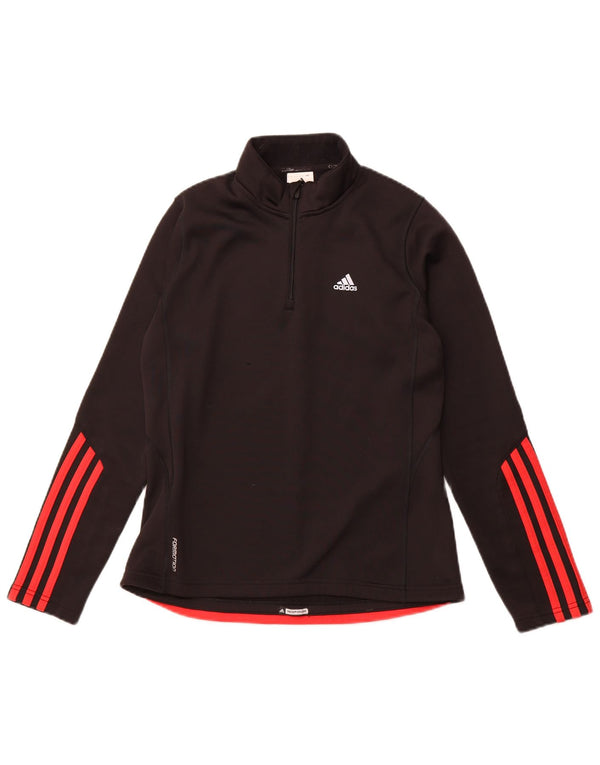 ADIDAS Haut de survêtement Climawarm pour femme UK 12 Noir moyen