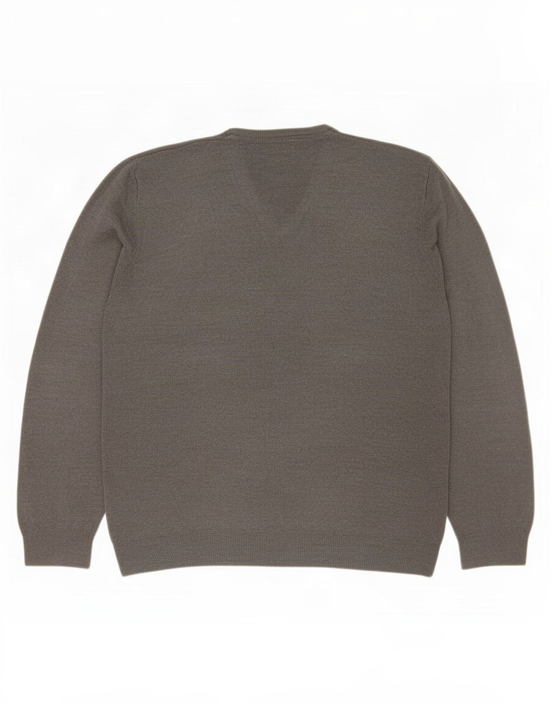 Marks & Spencer Pull coupe classique à col en V pour homme XL Gris Acrylique