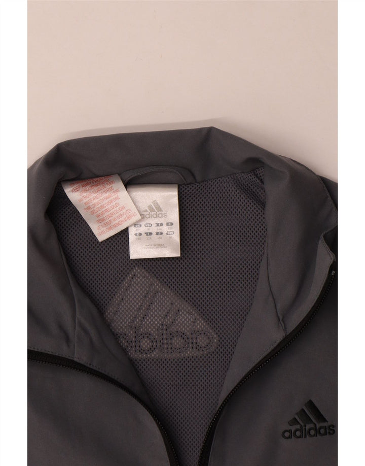 Veste de survêtement Adidas Garçon 11-12 ans Gris Polyester