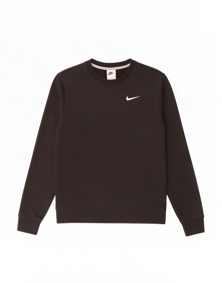 Nike Sweat-shirt pour homme en coton noir Taille S