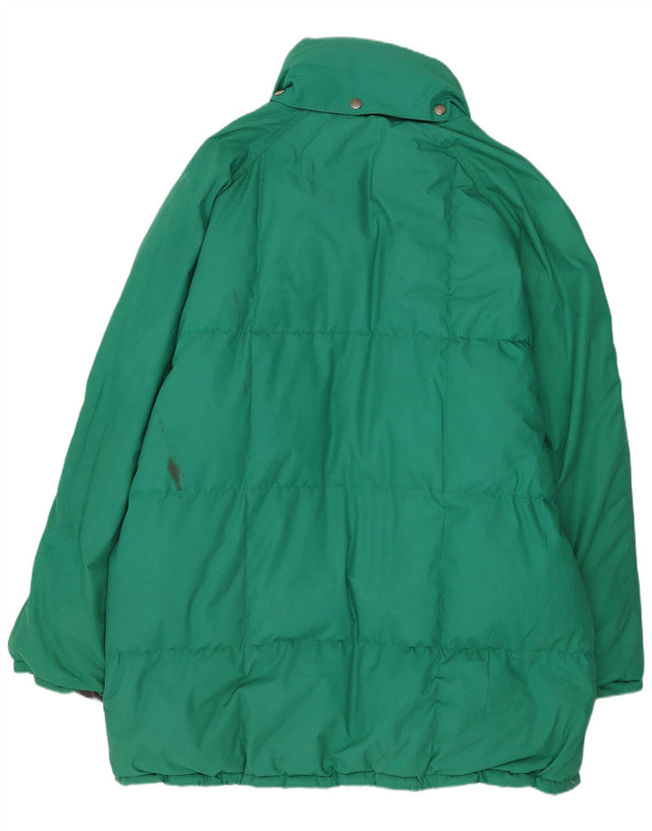 Anzoni Veste matelassée coupe ample pour homme UK 38 Vert moyen Polyester