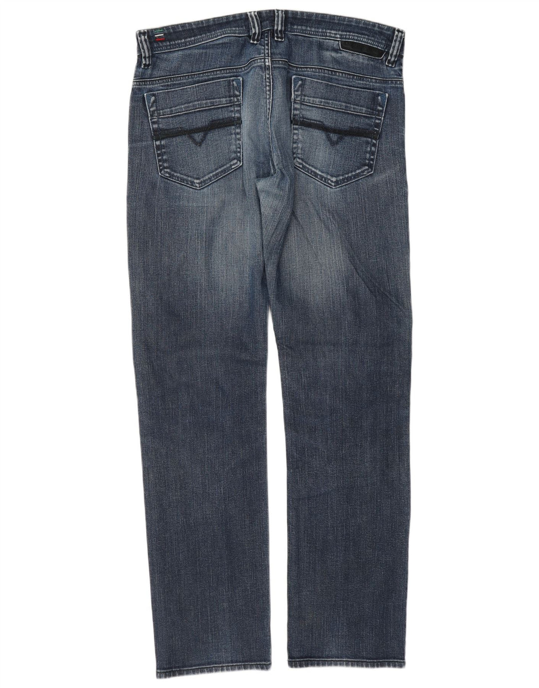 Diesel Jean Droit Homme W34 L33 Bleu Coton