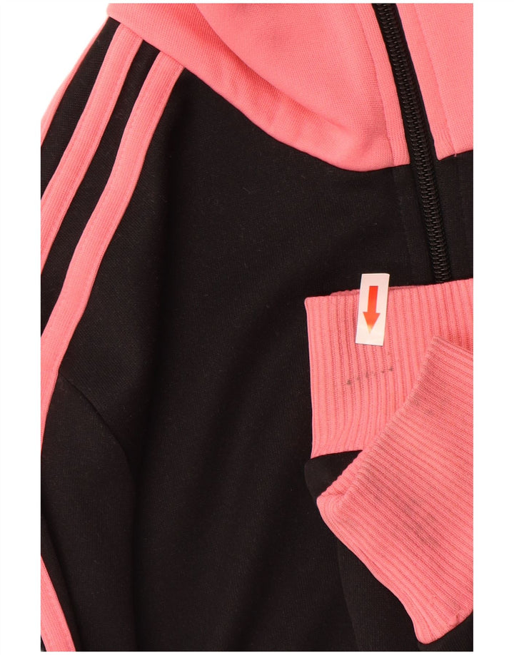 Adidas Veste de survêtement graphique pour femme IT 42 Noir moyen Colourblock