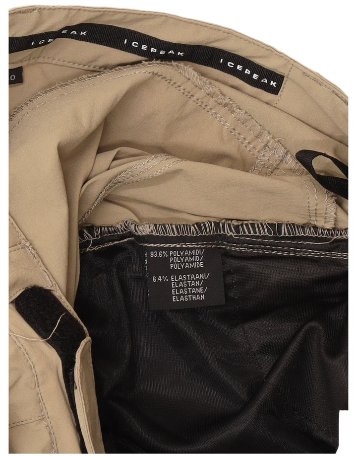 Icepeak Pantalon cargo de randonnée pour femme EU 40 Medium W30 L32 Kaki Polyester