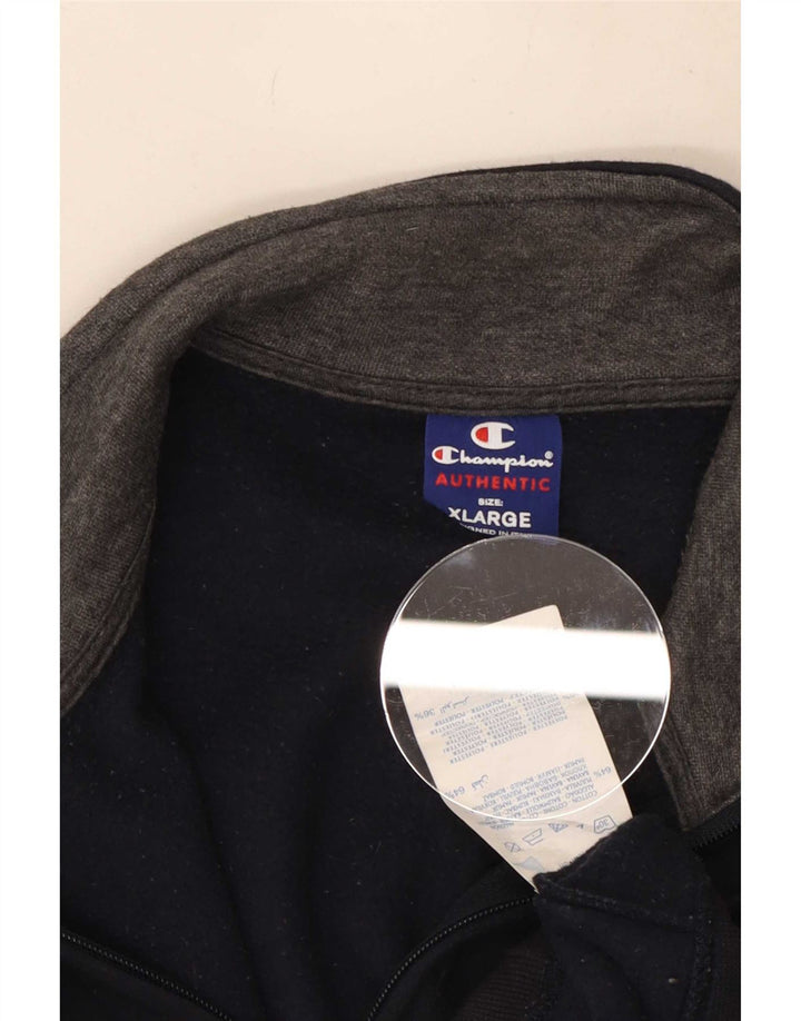 Champion Veste de Survêtement Homme XL Bleu Marine Coton