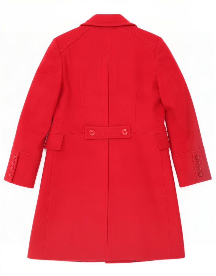 Sisley Pardessus IT 44 Laine Rouge Moyen Femme